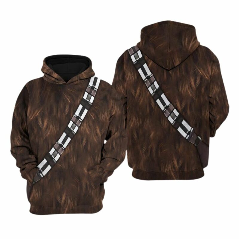 Chewbacca costume 3d hoodie 1