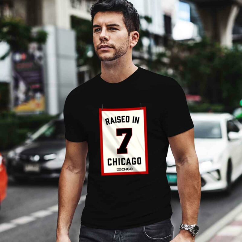 Chgo Sports Raised In Chicago 7 0 T Shirt