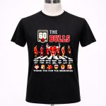 Chicago Bulls 60 Years 1966 2026 anniversary thank you for the memories signatures 1 T Shirt.jpg