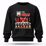 Chicago Bulls 60 Years 1966 2026 anniversary thank you for the memories signatures 3 Sweatshirt.jpg