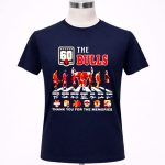 Chicago Bulls 60 Years 1966 2026 anniversary thank you for the memories signatures 6 T Shirt.jpg