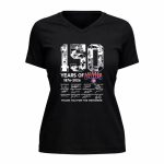 Chicago Cubs 150 Years Of 1876 2026 Player Team Signature 5 Womens V Neck.jpg