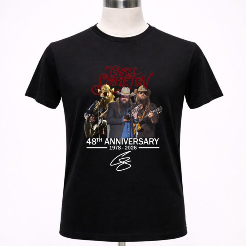 Chris Stapleton 48th anniversary 1978 2026 signature 1 T Shirt 4