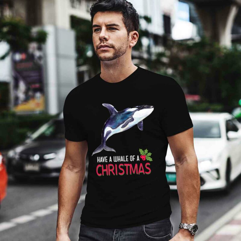 Christmas Holiday Orca Lovers Whales Sea Pandas Graphic 0 T Shirt