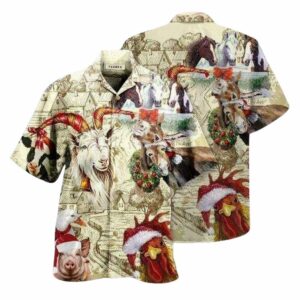 Christmas Begins Celebrating On The Farm Hawaiian Shirt