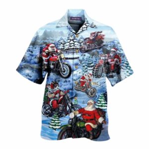 Christmas Driving WitSanta Claus Hawaiian Shirt