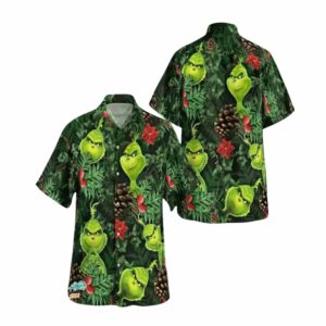Christmas Grinch Hawaiian Shirt