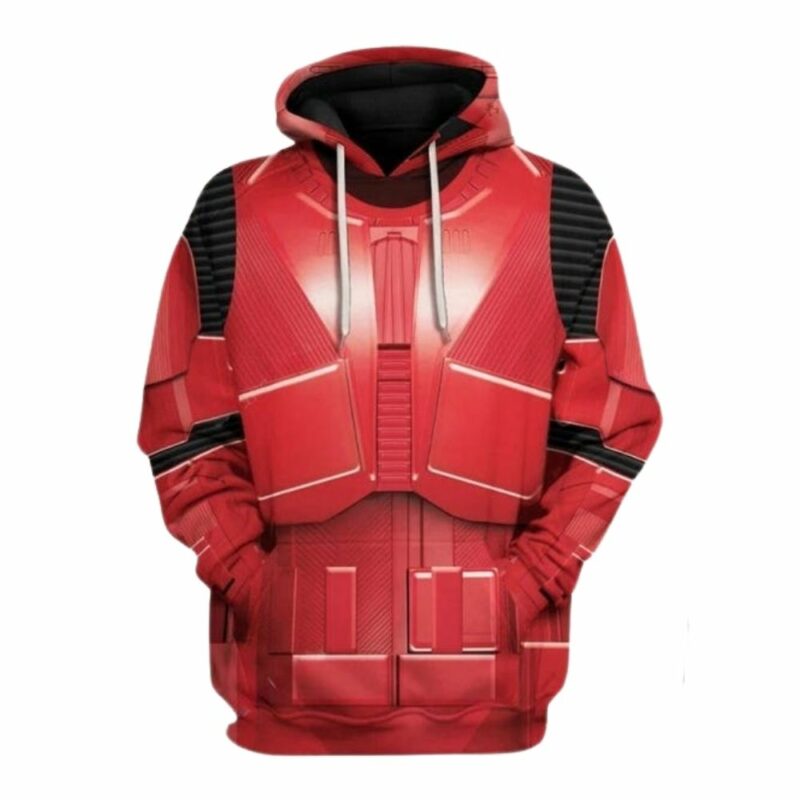 Christmas sith trooper star wars cosplay 3d hoodie 1