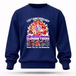 Clemson Tigers 130th Anniversary 1896 2026 thank you for the memories 8 Sweatshirt.jpg