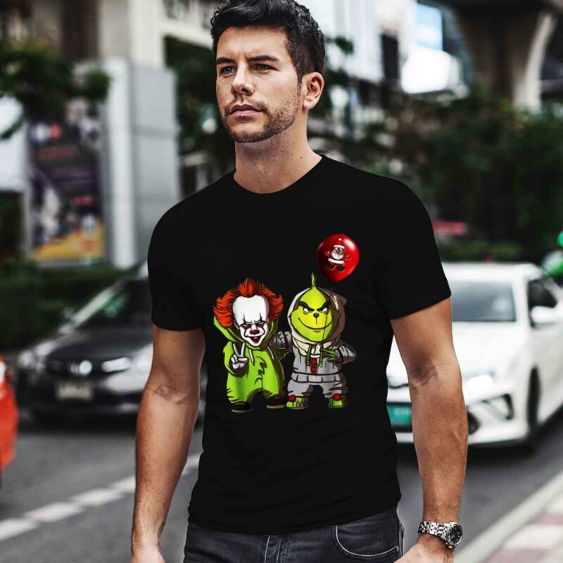 Clown Pennywise And Grinch Halloween 0 T Shirt