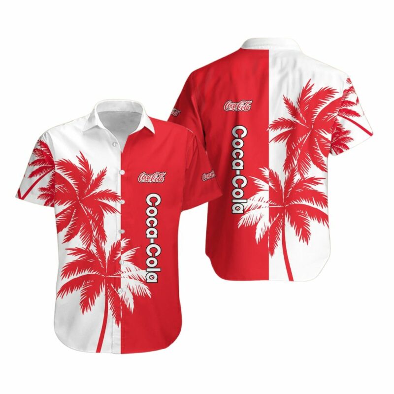 Coca Cola In My Heart Coconut Tropical Hawaiian Shirt
