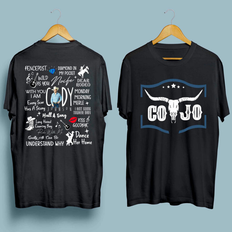 Cody Johnson Country Music Tour Front 4 T Shirt