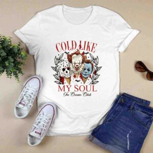 Cold Like My Soul Ice Tream Club Horror Character Movie Christmas Shirt