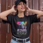 Coldplay 28 years 1996 2024 thank you for the memories signatures 0 T Shirt