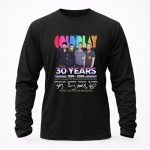 Coldplay 30 years 1996 2026 thank you for the memories signatures 4 Long Sleeves.jpg