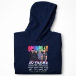 Coldplay 30 years 1996 2026 thank you for the memories signatures 7 Hoodie.jpg