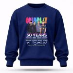 Coldplay 30 years 1996 2026 thank you for the memories signatures 8 Sweatshirt.jpg