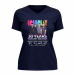 Coldplay 30 years 1996 2026 thank you for the memories signatures 9 Womens V Neck.jpg