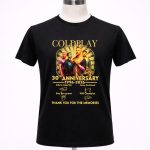 Coldplay 30th Anniversary 1996 2026 Thank You For The Memories Signatures 1 T Shirt.jpg