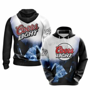 Coors Light Mountain Cold Refreshment All Over Print Hoodie