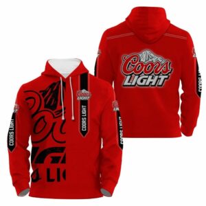 Coors Light Mountain Wave All Over Print Hoodie