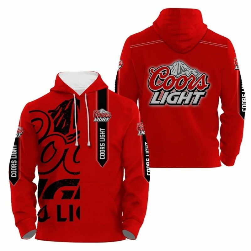 Coors light mountain wave 3d hoodie 1