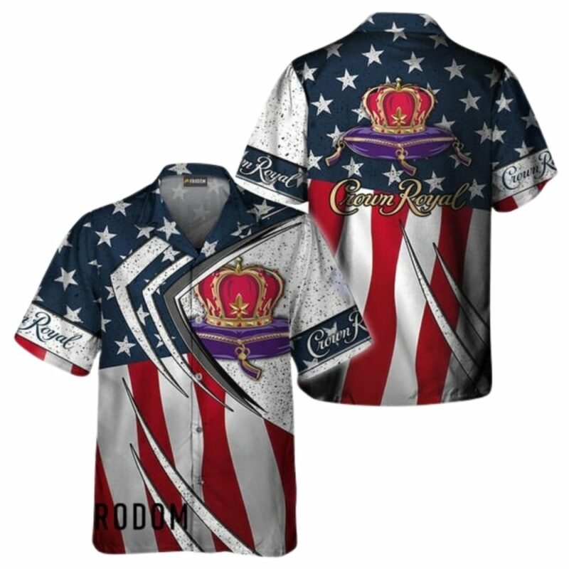 Crown royal fourth of july esports hawaiian shirt 1