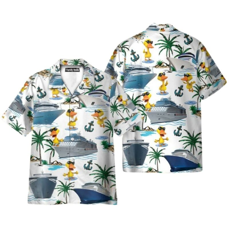 Cruising duck hawaiian shirt 1
