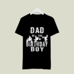 Dad Of The Birthday Boy Dirt Bike B Day Party 4 T Shirt