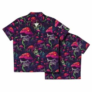 Dark Twisted Mushroom Spooky Hawaiian Shirt