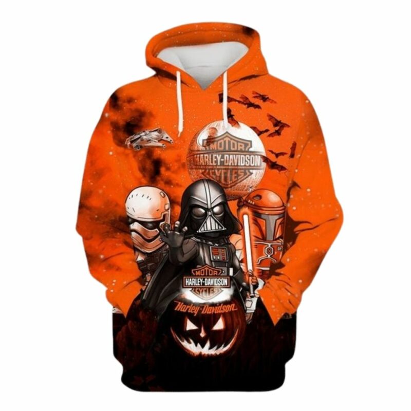 Darth vader motor star wars movie 3d hoodie 1