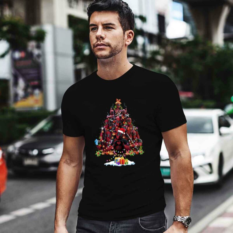 Deadpool Christmas Tree 0 T Shirt