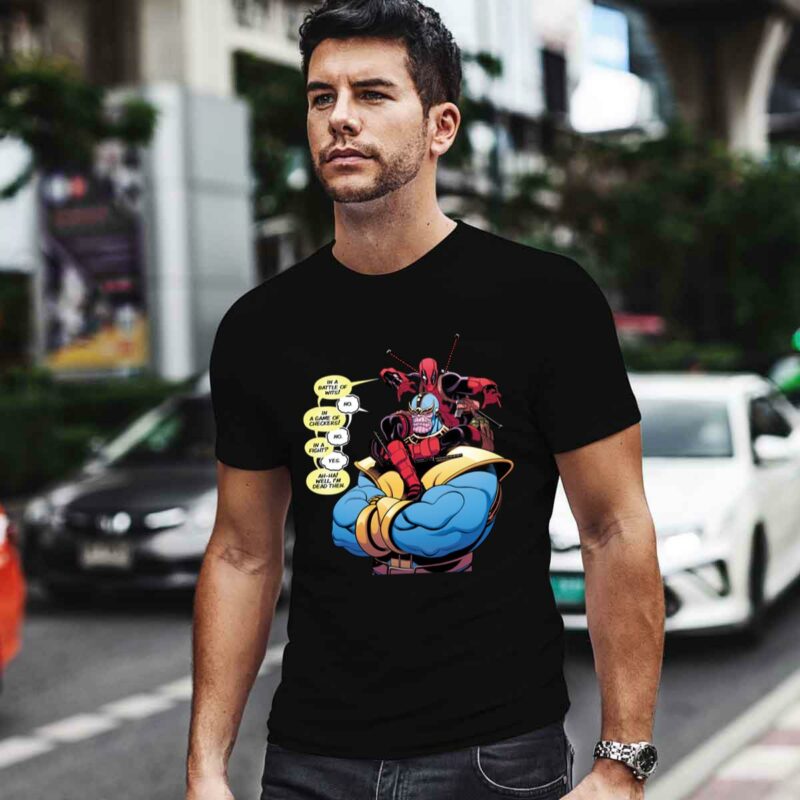 Deadpool And Thanos Avengers Infinity War 0 T Shirt