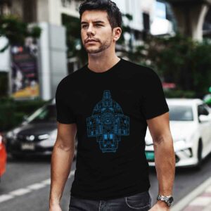 Defiant Class Blueprint Star Trek 0 T Shirt