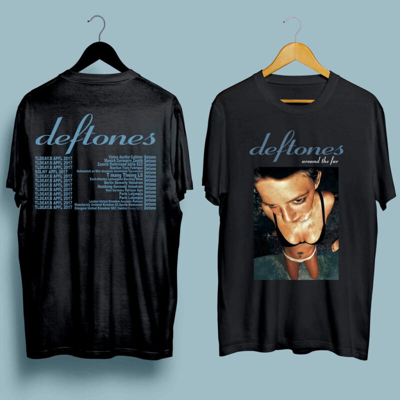 Deftones Around The Fur Double Alternative Metal Front 4 T Shirt