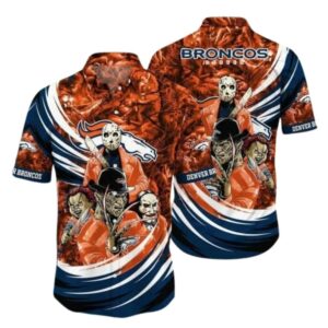 Denver Michael Myers Friends Horror Tropical Hawaiian Shirt
