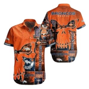Denver Skull Punisher Halloween Hawaiian Shirt