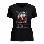 Depeche Mode 46 Years 1980 2026 Thank You For The Memories Signature 5 Womens V Neck.jpg