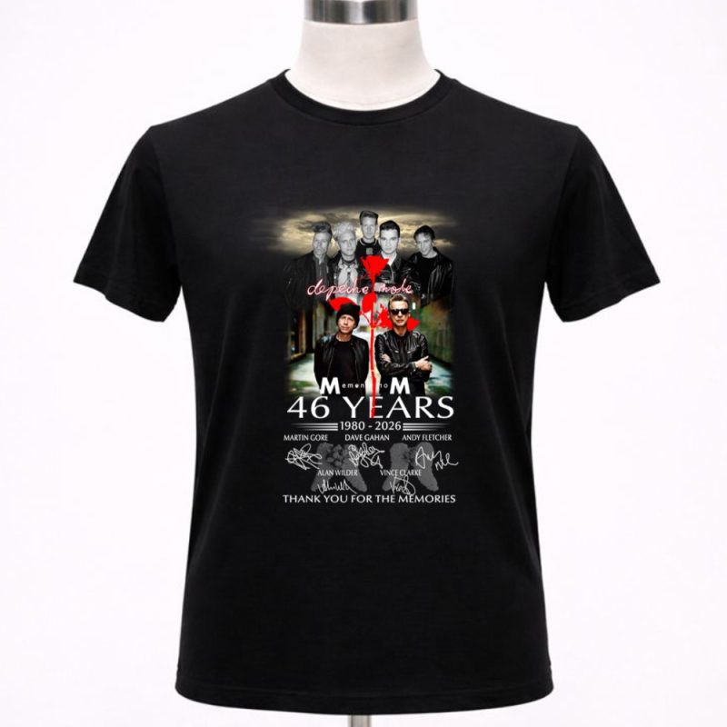 Depeche Mode 46 Years Of 1980 2026 Thank You For The Memories 1 T Shirt.jpg