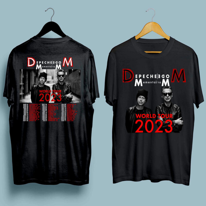 Depeche Mode Memento Mori World Tour 2023 Front 4 T Shirt