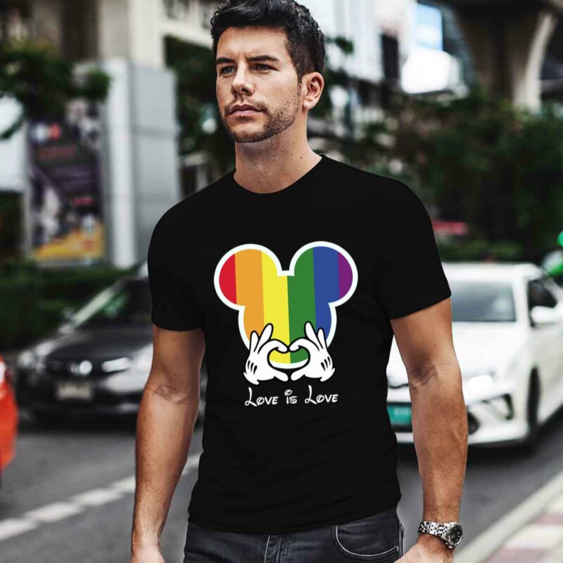 Disney Love Is Love Lgbt Rainbow Love Is Loves Love Is Love Kindnesss Gay Pride 0 T Shirt