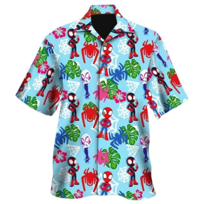 Disney spidey and his amazing friends hawaiian shirt 1