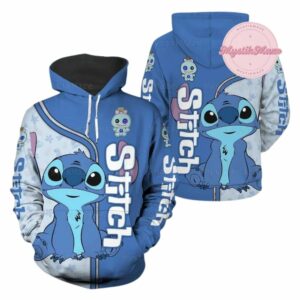 Disney Stitch All Over Print Hoodie