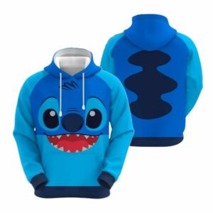 Disney Stitch Funny All Over Print Hoodie