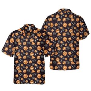DnD Pattern Halloween Hawaiian Shirt