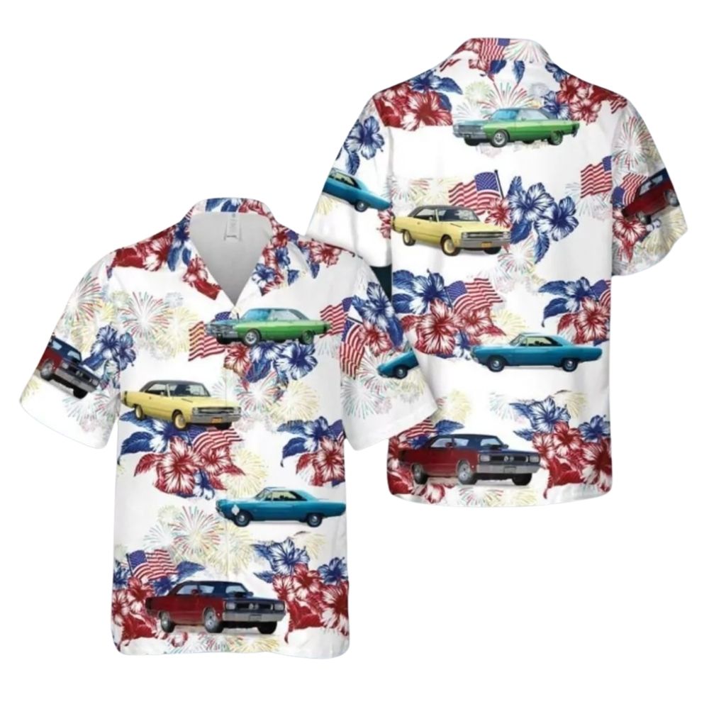 Dodge 4th of july hawaiian shirt 1