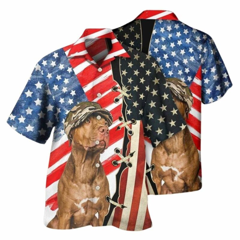 Dog independence day hawaiian shirt 1