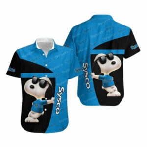 Dogs With Logo Sysco Hawaiian Shirt
