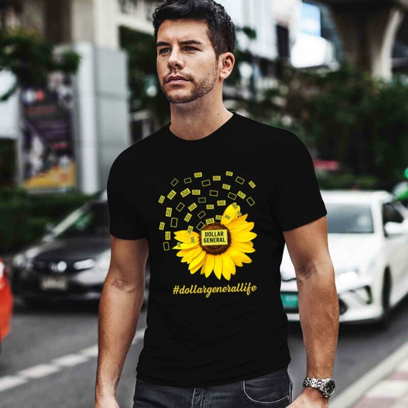 Dollar General Life Sunflower 4 T Shirt