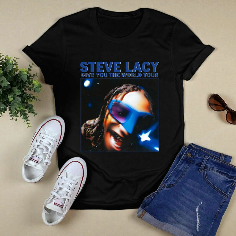 Double Sides Steve Lacy Gemini Rights Album Front 4 T Shirt